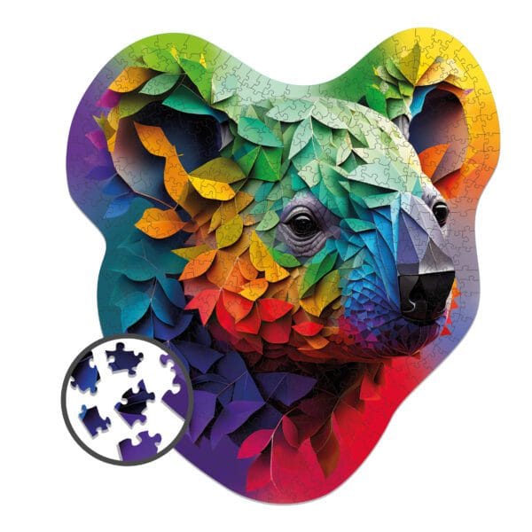 Wooden puzzle – Alternative Geometry - Blooming Koala - 500 el.