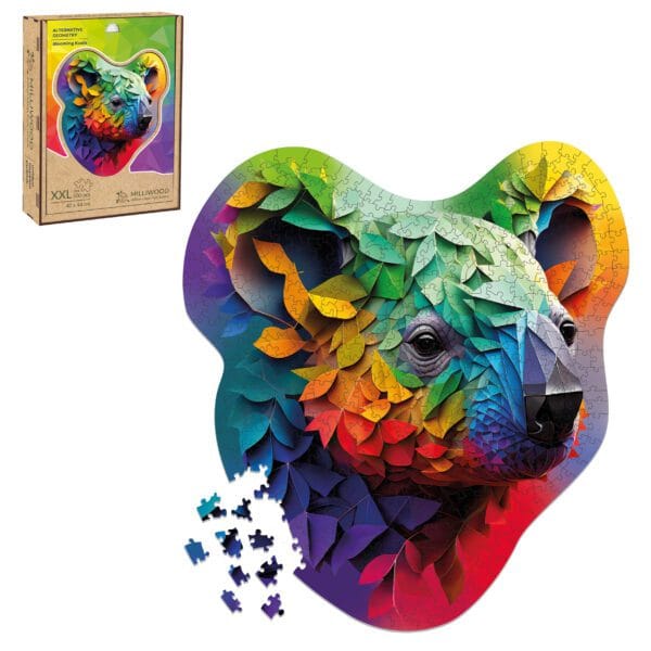 Wooden puzzle – Alternative Geometry - Blooming Koala - 500 el. - Image 8