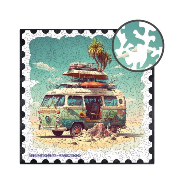 Puzzle drewniane - Hello Traveler - Costa Brava - 250 el.