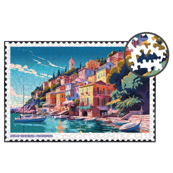 Puzzle drewniane - Hello Traveler - Portofino - 500 el.