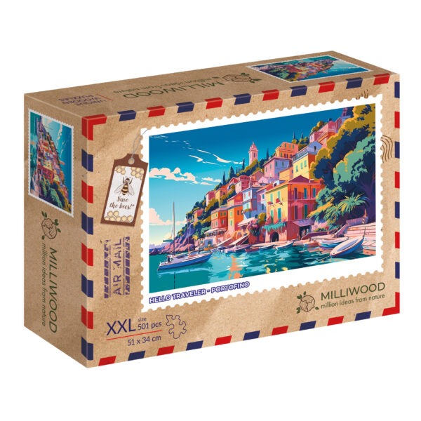 Puzzle drewniane - Hello Traveler - Portofino - 500 el. - obrazek 13