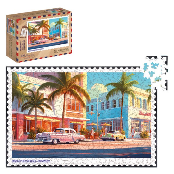 Puzzle drewniane - Hello Traveler - Havana - 500 el. - obrazek 3
