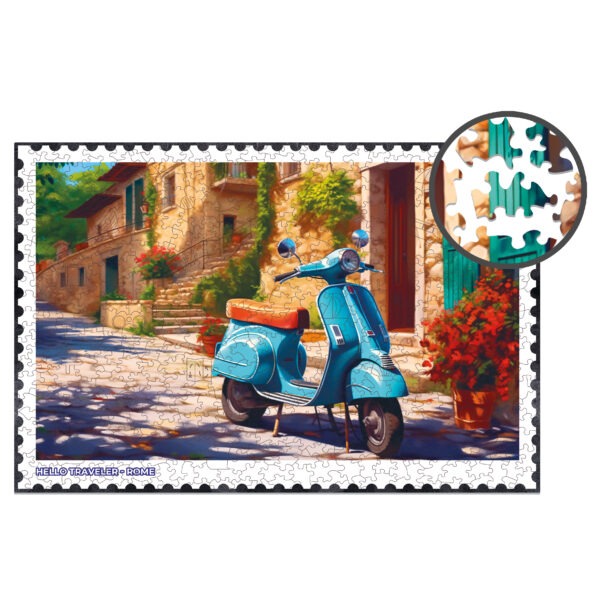 Puzzle drewniane - Hello Traveler - Rzym - 500 el.