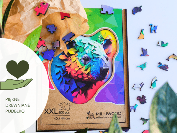 Wooden puzzle – Alternative Geometry - Blooming Koala - 500 el. - Image 7