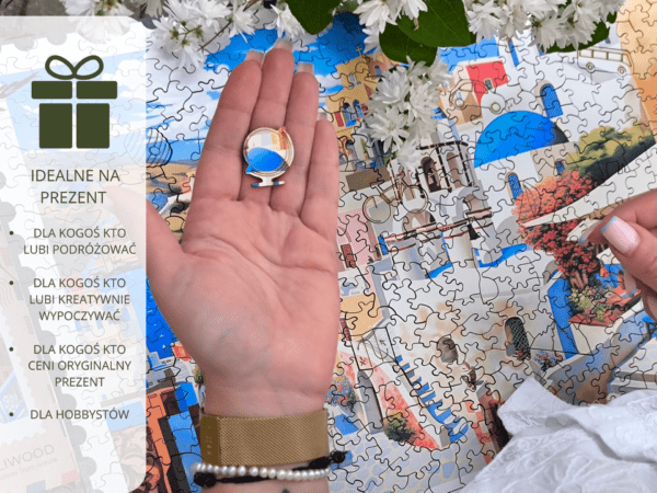 Puzzle drewniane - Hello Traveler - Santorini - 500 el. - obrazek 7