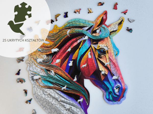 Wooden puzzle - Alternative Geometry - Ethereal Horse - 500 el. - Image 6