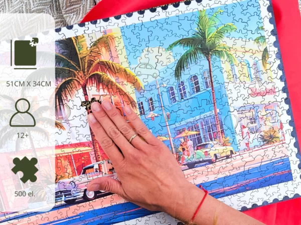 Puzzle drewniane - Hello Traveler - Havana - 500 el. - obrazek 4