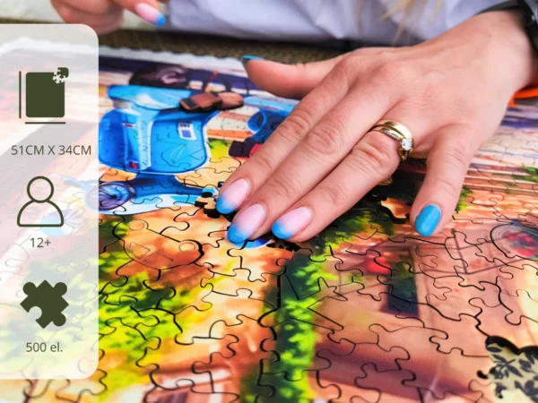 Puzzle drewniane - Hello Traveler - Rzym - 500 el. - obrazek 4