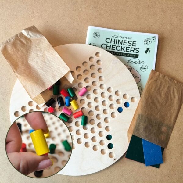 Wooden Game - WOODuPLAY - Chinese Checkers - Image 3