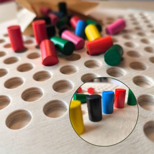 Wooden Game - WOODuPLAY - Chinese Checkers - Image 9