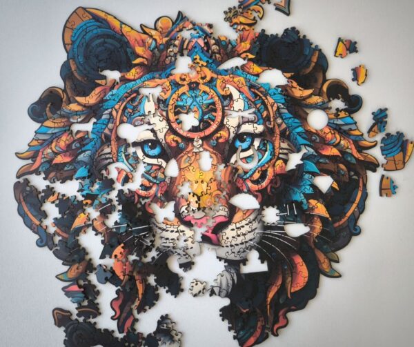 Puzzle drewniane – Peace and harmony – Tygrys – 400 el. - obrazek 5