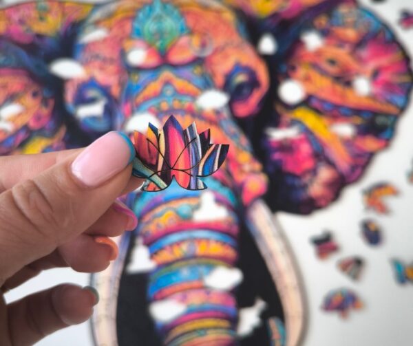Wooden puzzle - Peace and harmony - Elephant power - 400 el. - Image 5