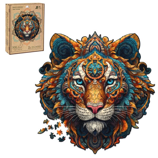 Puzzle drewniane – Peace and harmony – Tygrys – 400 el. - obrazek 9