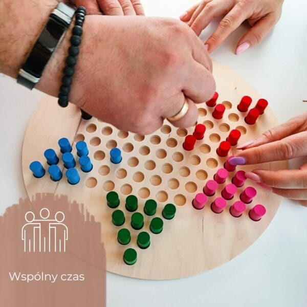 Wooden Game - WOODuPLAY - Chinese Checkers - Image 4