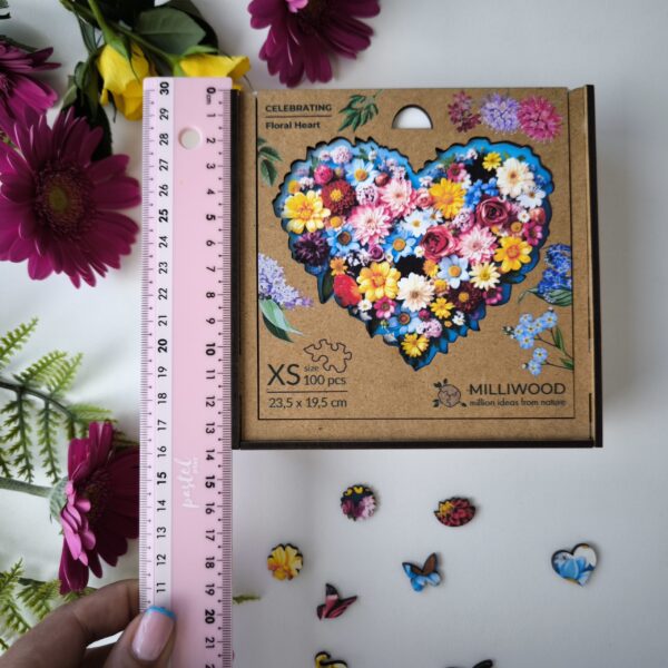 Puzzle drewniane – Celebrating – Serce - 100 el - obrazek 6