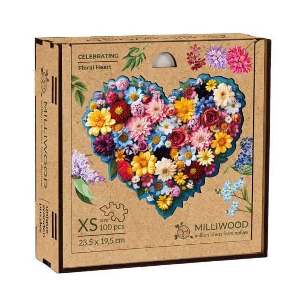Puzzle drewniane – Celebrating – Serce - 100 el - obrazek 15
