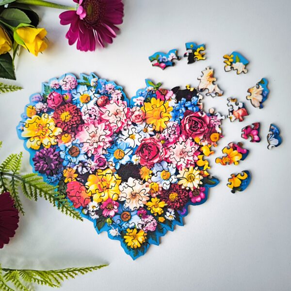 Puzzle drewniane – Celebrating – Serce - 100 el - obrazek 10