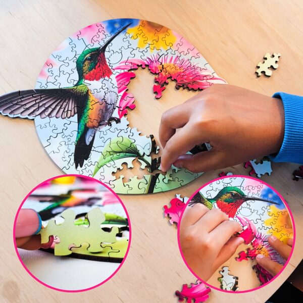 Puzzle drewniane – Celebrating – Koliber - 100 el - obrazek 5