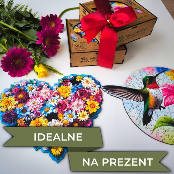 Puzzle drewniane – Celebrating – Koliber - 100 el - obrazek 10