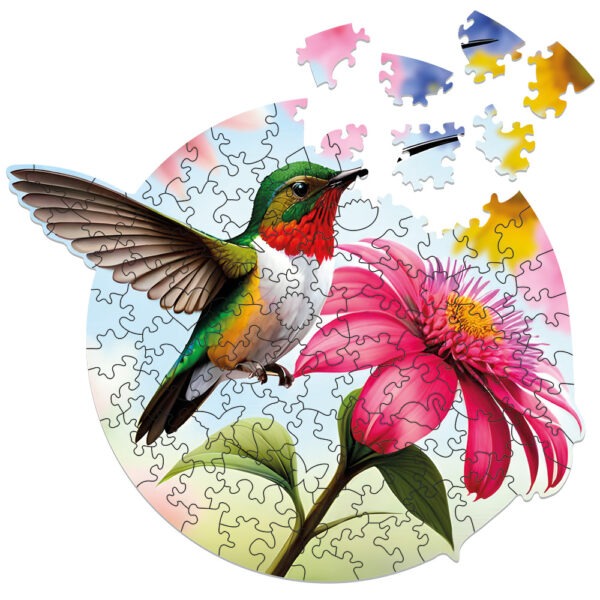 Puzzle drewniane – Celebrating – Koliber - 100 el