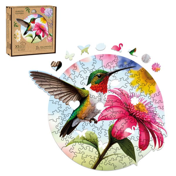 Puzzle drewniane – Celebrating – Koliber - 100 el - obrazek 14