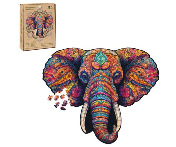 Wooden puzzle - Peace and harmony - Elephant power - 400 el. - Image 10