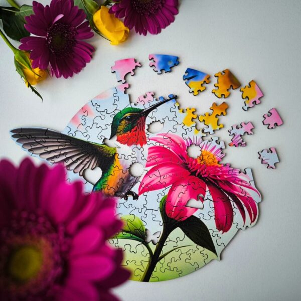 Puzzle drewniane – Celebrating – Koliber - 100 el - obrazek 4