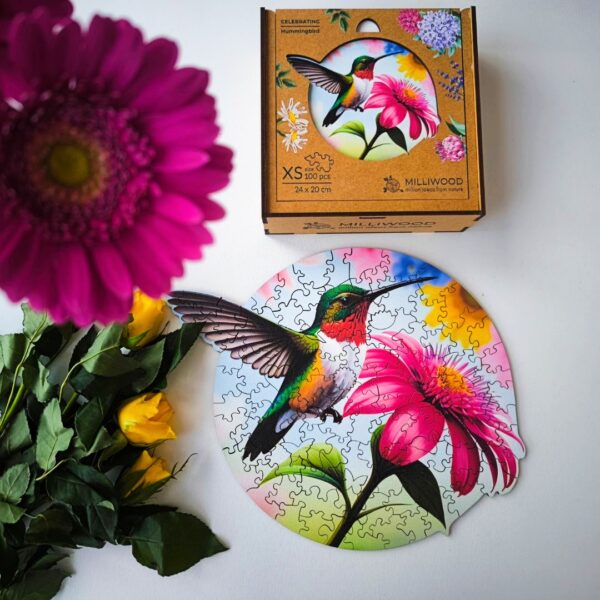 Puzzle drewniane – Celebrating – Koliber - 100 el - obrazek 9