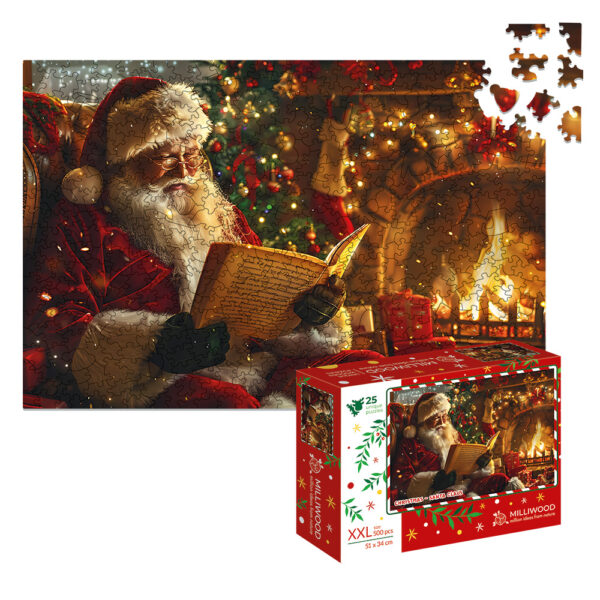 Puzzle drewniane – Christmas – Święty Mikołaj – 500el. - obrazek 14