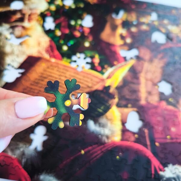 Puzzle drewniane – Christmas – Święty Mikołaj – 500el. - obrazek 10