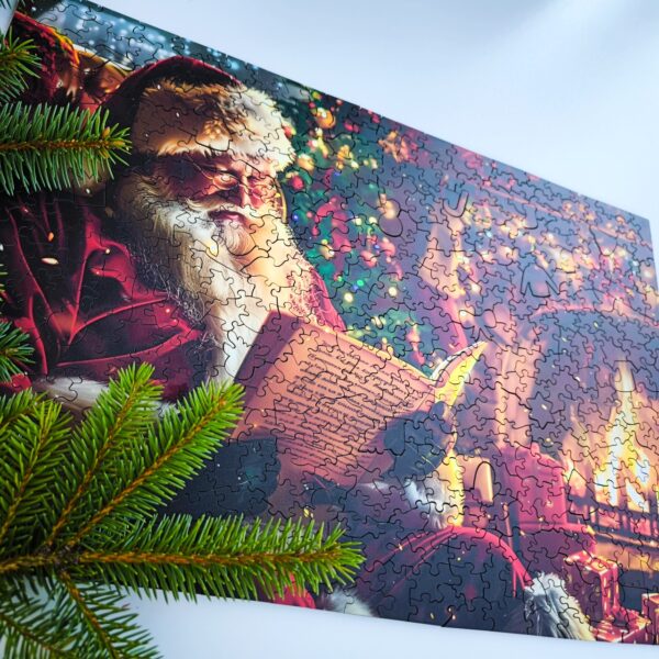 Puzzle drewniane – Christmas – Święty Mikołaj – 500el. - obrazek 12