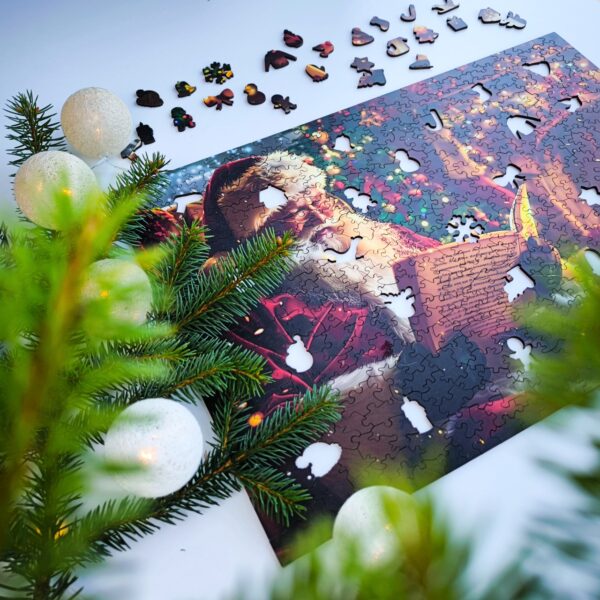 Puzzle drewniane – Christmas – Święty Mikołaj – 500el. - obrazek 6