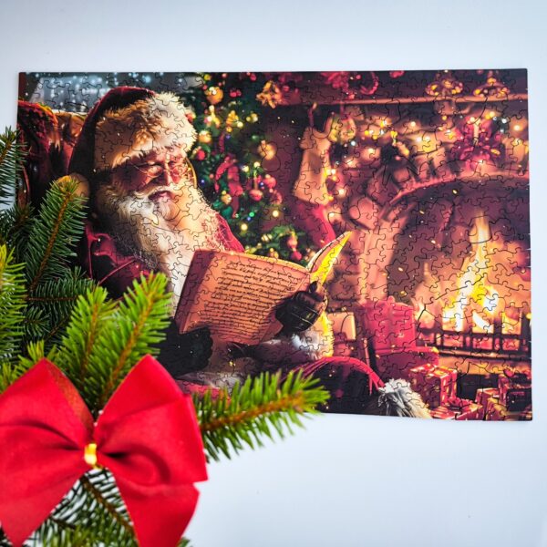 Puzzle drewniane – Christmas – Święty Mikołaj – 500el. - obrazek 4