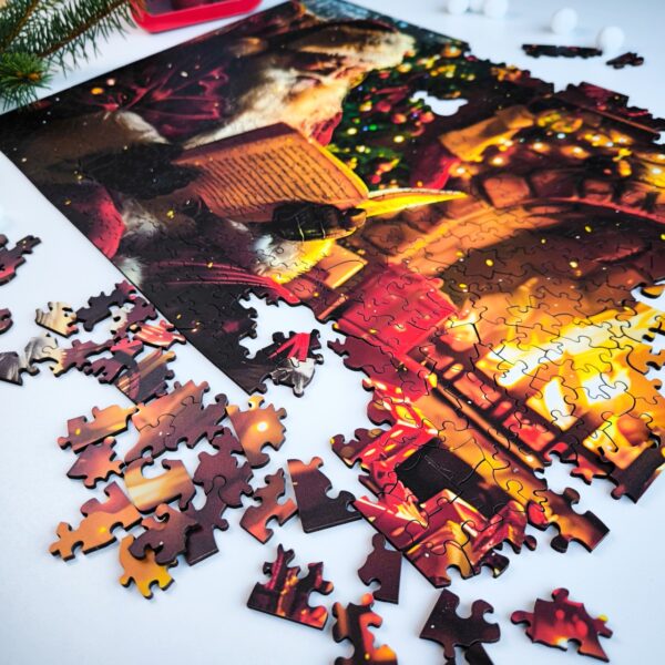 Puzzle drewniane – Christmas – Święty Mikołaj – 500el. - obrazek 8