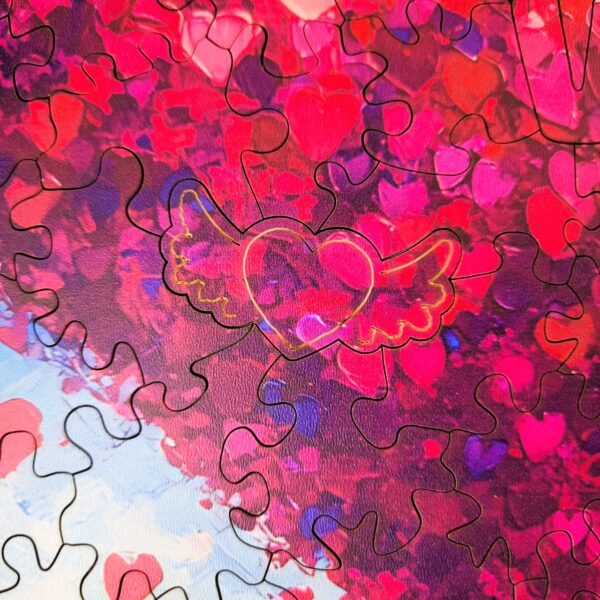 Drewniane Puzzle- Celebrating - Love is in the air 200 el. 40x40 - obrazek 10