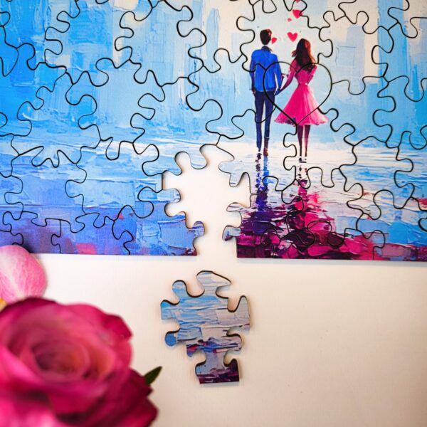 Drewniane Puzzle- Celebrating - Love is in the air 200 el. 40x40 - obrazek 11