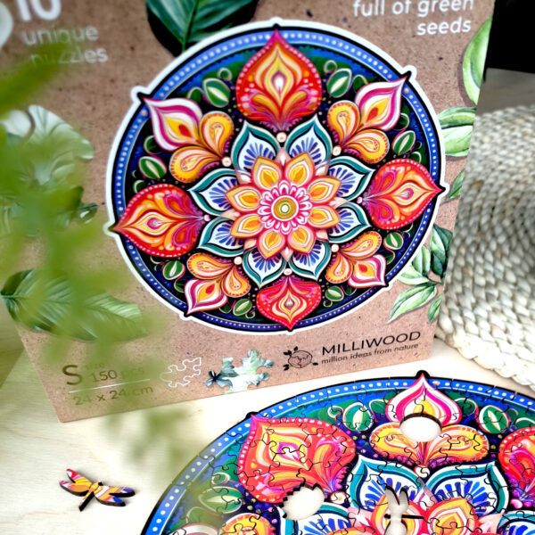 Puzzle drewniane – Peace and harmony – Mandala Nadziei – 150 el. - obrazek 12