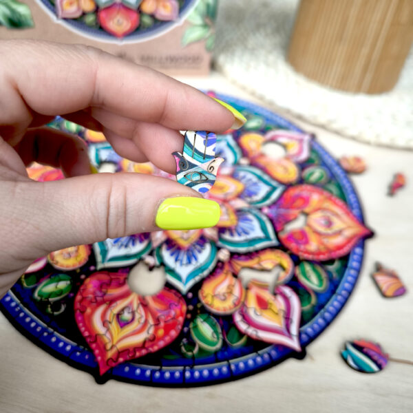 Puzzle drewniane – Peace and harmony – Mandala Nadziei – 150 el. - obrazek 11