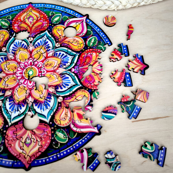 Puzzle drewniane – Peace and harmony – Mandala Nadziei – 150 el. - obrazek 2