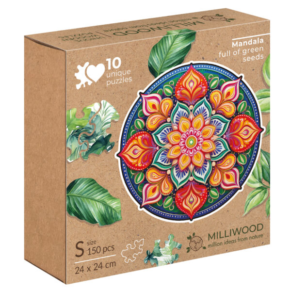 Puzzle drewniane – Peace and harmony – Mandala Nadziei – 150 el. - obrazek 4