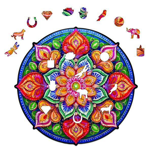 Puzzle drewniane – Peace and harmony – Mandala Nadziei – 150 el. - obrazek 14
