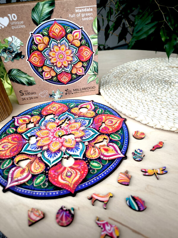 Puzzle drewniane – Peace and harmony – Mandala Nadziei – 150 el. - obrazek 10
