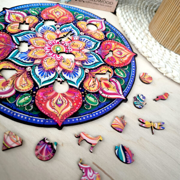 Puzzle drewniane – Peace and harmony – Mandala Nadziei – 150 el. - obrazek 9