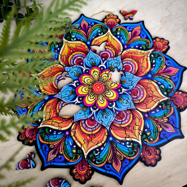 Puzzle drewniane – Peace and harmony – Mandala radości – 100 el. - obrazek 11