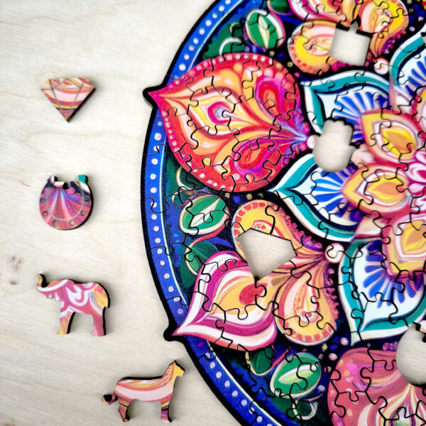 Puzzle drewniane – Peace and harmony – Mandala Nadziei – 150 el. - obrazek 8