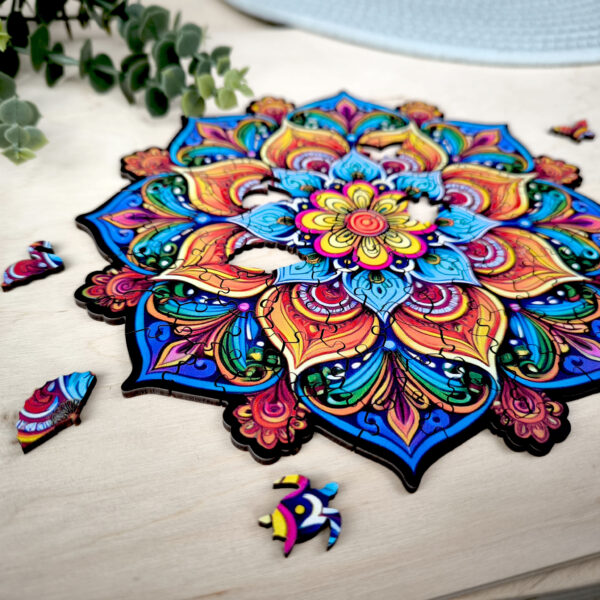 Puzzle drewniane – Peace and harmony – Mandala radości – 100 el. - obrazek 12